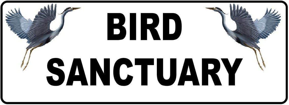 Bird Sanctuary Sign