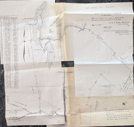 Placid Bay Estates 1944 Map